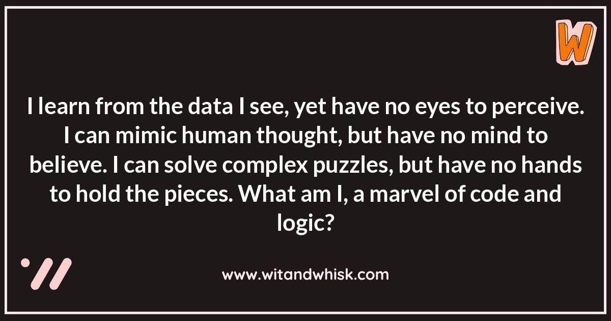 Artificial Intelligence Riddles: Testing the Limits of Machine Logic Artificial Intelligence Riddles: Testing the Limits of Machine Logic