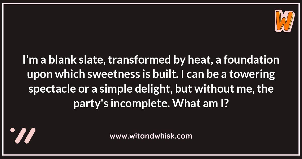 Cake Riddles: Decoding Dessert Delights Cake Riddles: Decoding Dessert Delights