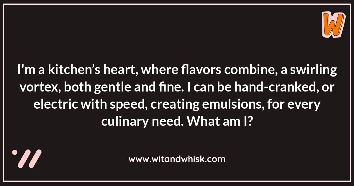 Cooking Riddles: Flavorful Food Teasers Cooking Riddles: Flavorful Food Teasers