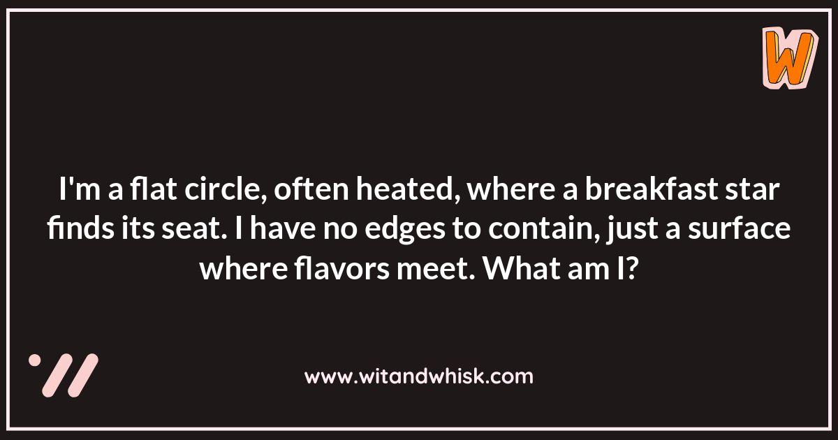 Frying Pan Riddles: Shapes and Sizes Frying Pan Riddles: Shapes and Sizes