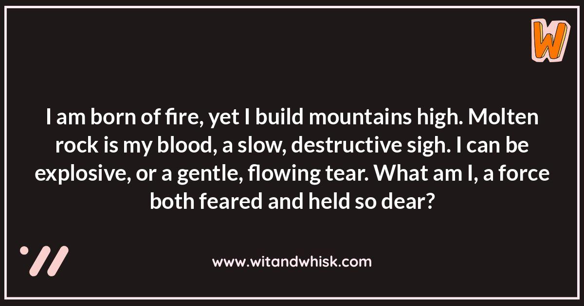 Geology Riddles: Volcanic Vexations and Earthquakes Geology Riddles: Volcanic Vexations and Earthquakes