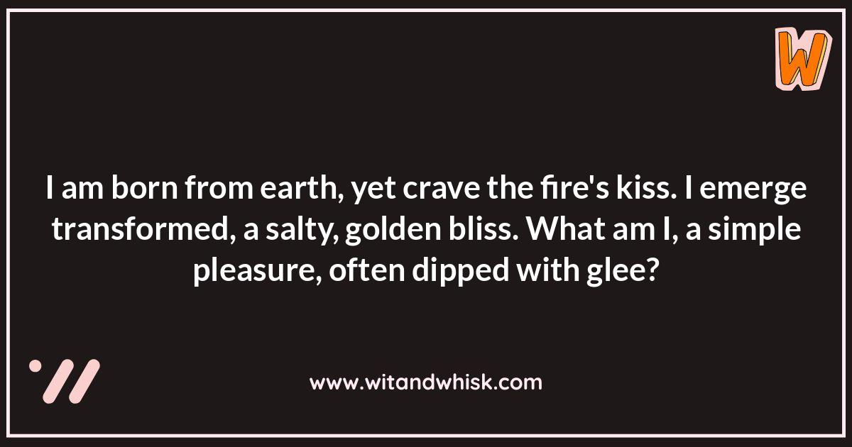 Golden Sticks of Mystery: French Fries Riddles Golden Sticks of Mystery: French Fries Riddles