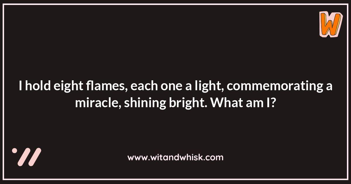 Hanukkah Riddles: A Festive Challenge Hanukkah Riddles: A Festive Challenge