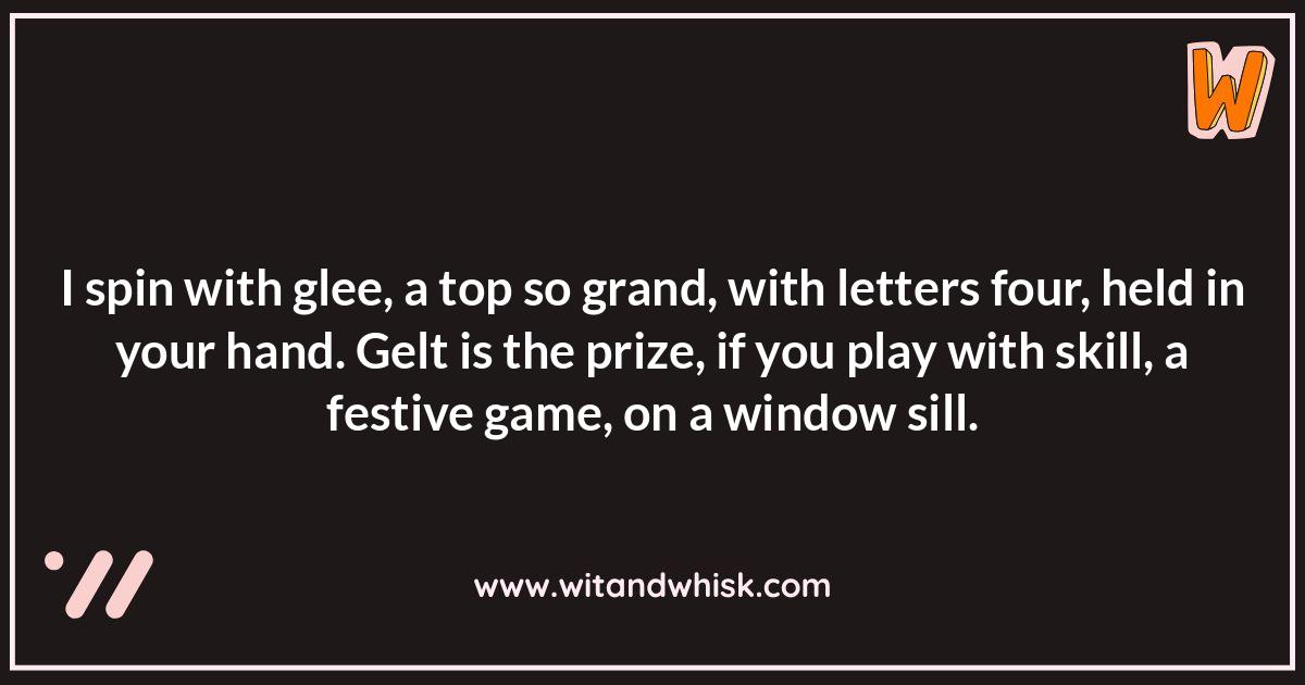 Hanukkah Riddles: Answers and Explanations Hanukkah Riddles: Answers and Explanations