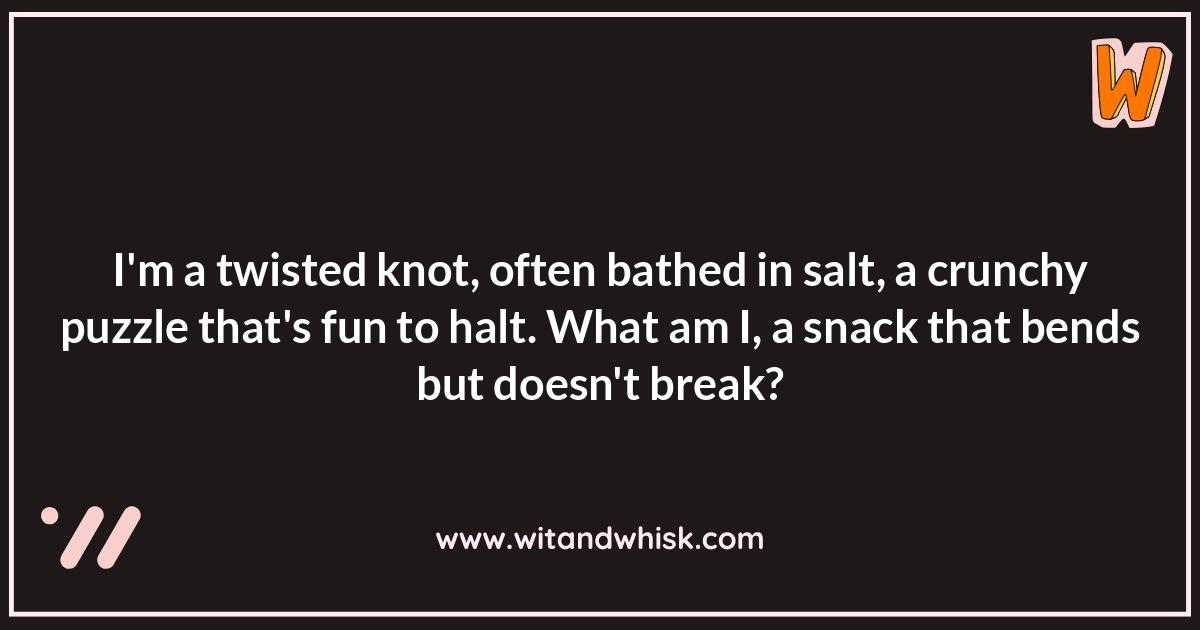 Junk Food Riddles: The Crunchy Conundrums Junk Food Riddles: The Crunchy Conundrums