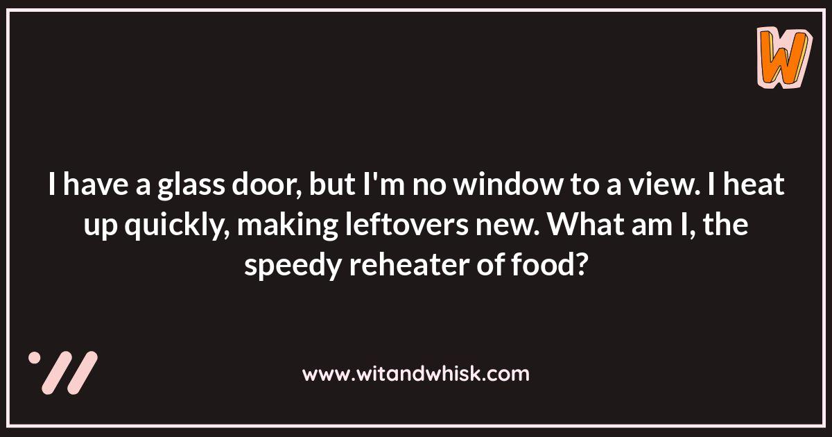 Kitchen Appliance Riddles: Time Savers Kitchen Appliance Riddles: Time Savers