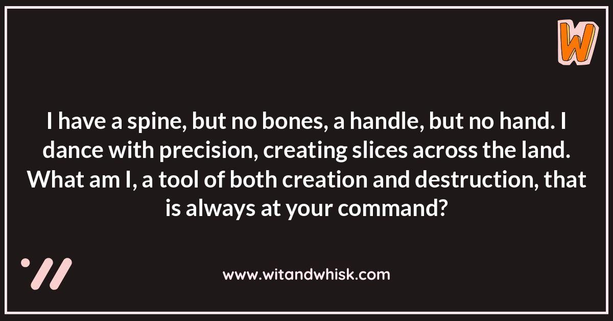 Knife Riddles: The Sharpness of Wit Knife Riddles: The Sharpness of Wit