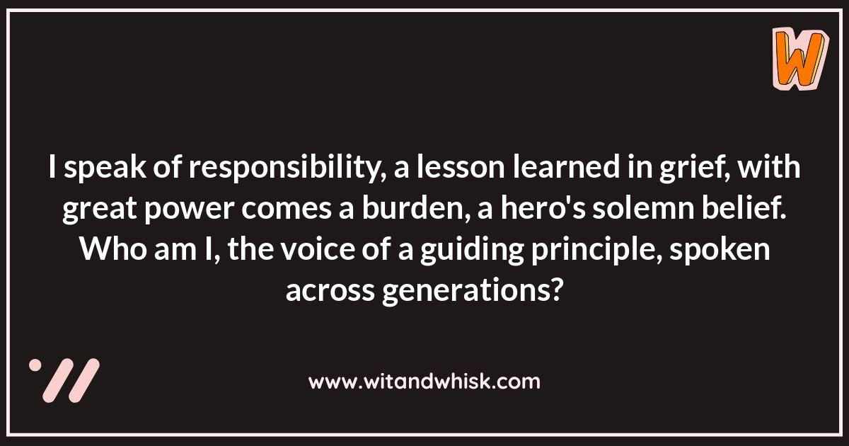 Marvel Riddles: Who Said That? Quote-Based Challenges Marvel Riddles: Who Said That? Quote-Based Challenges