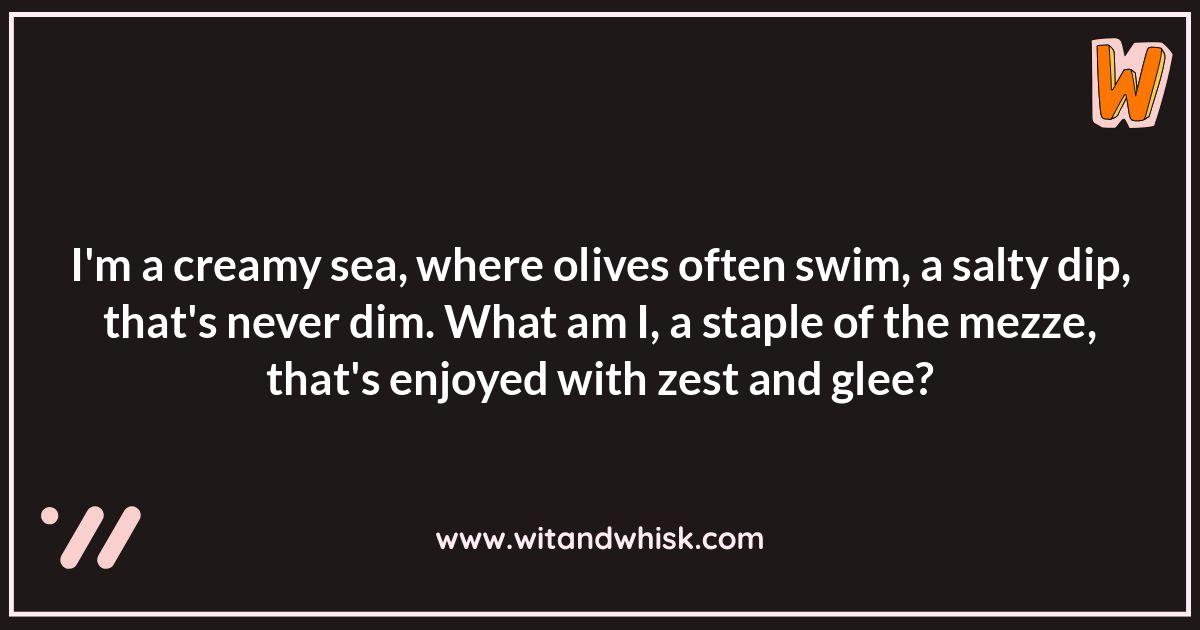 Mediterranean Food Riddles: Festive Feast Brainteasers Mediterranean Food Riddles: Festive Feast Brainteasers