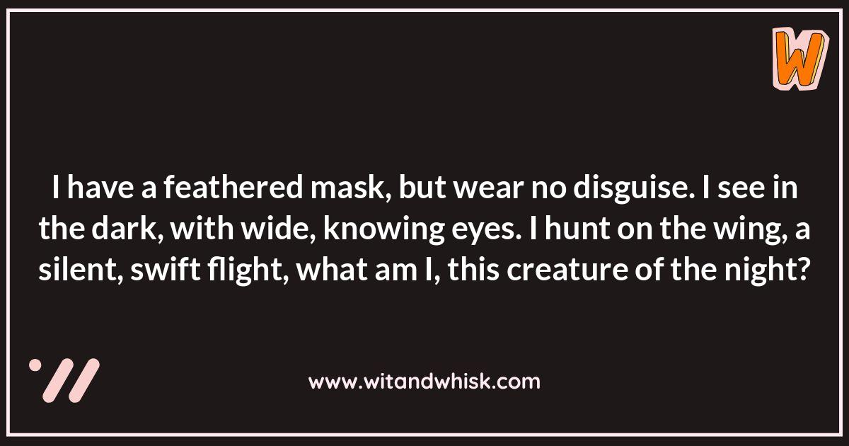Owl Riddles: Testing Your Knowledge of Nocturnal Hunters Owl Riddles: Testing Your Knowledge of Nocturnal Hunters