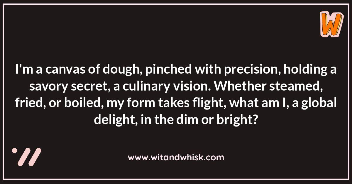 Pinch and Fold: Dumpling Riddles of Creation Pinch and Fold: Dumpling Riddles of Creation