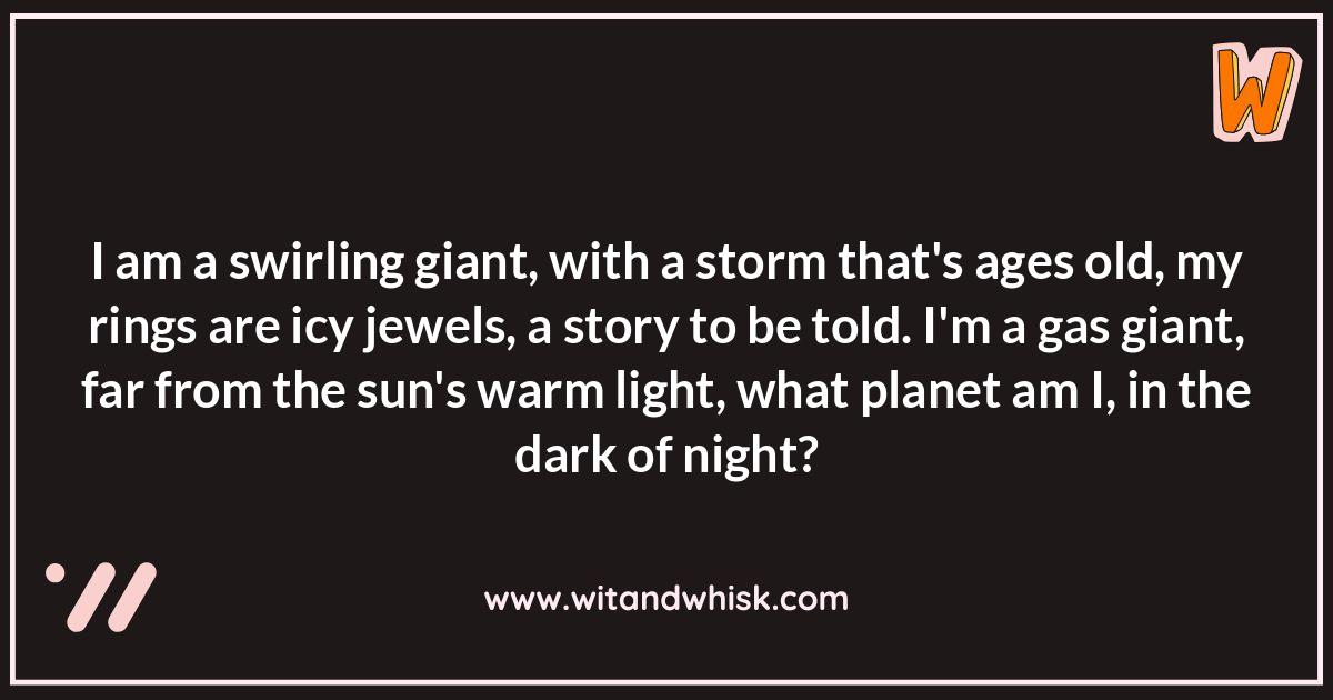 Planet Riddles: A Cosmic Challenge Planet Riddles: A Cosmic Challenge