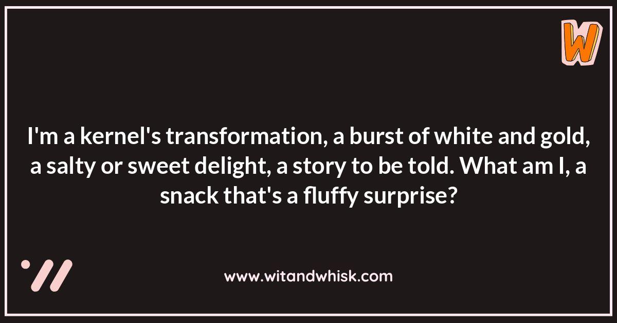 Popcorn Riddles: Buttery Brain Teasers Popcorn Riddles: Buttery Brain Teasers