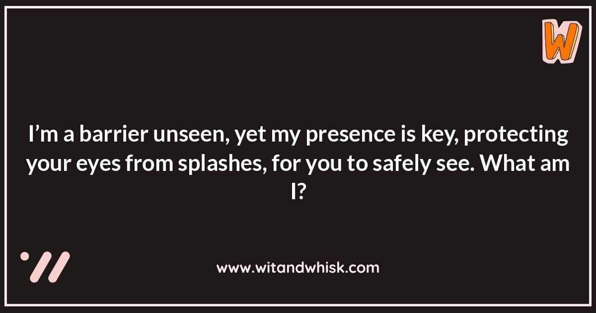Safety First: Laboratory Riddles with a Protective Twist Safety First: Laboratory Riddles with a Protective Twist