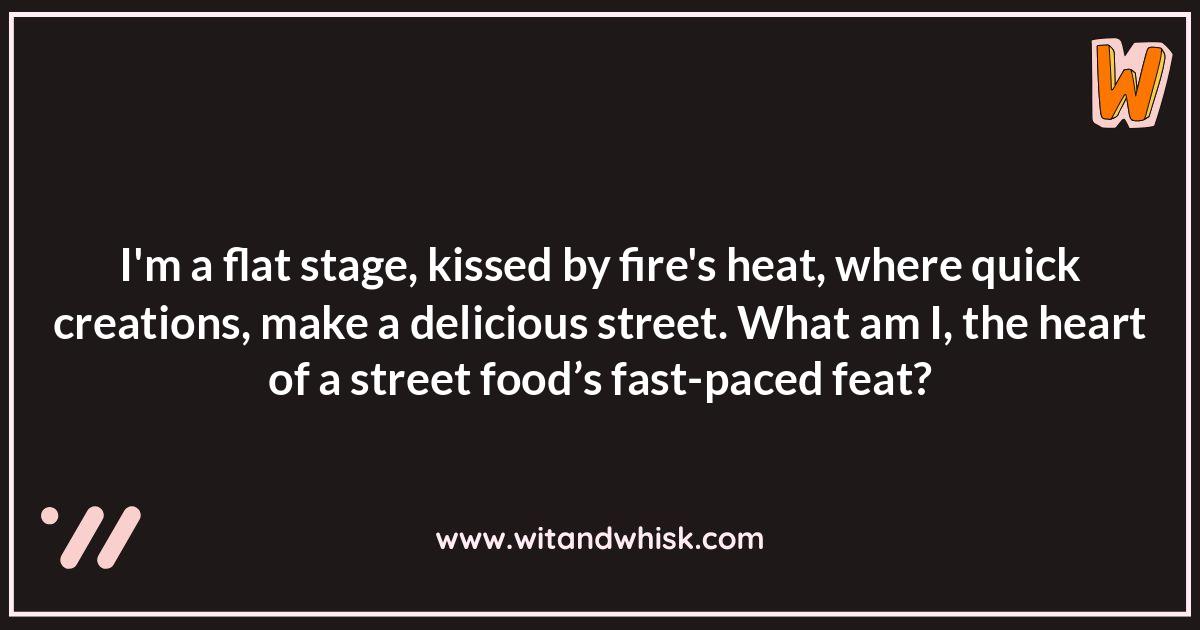 Street Food Riddles: Vendor's Vexing Voices Street Food Riddles: Vendor's Vexing Voices