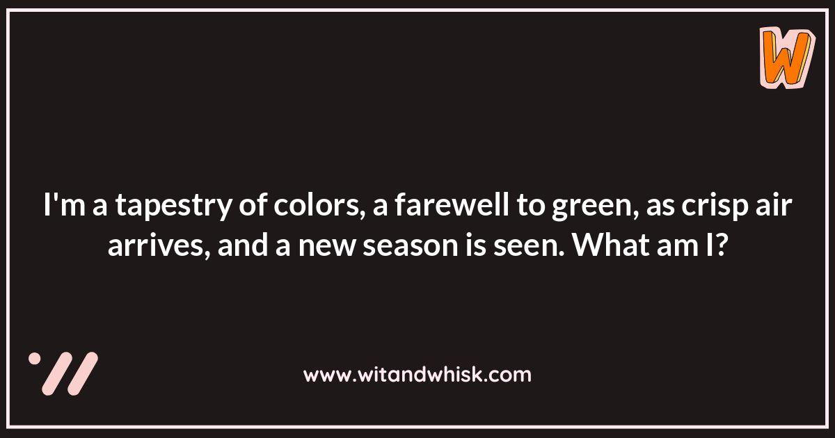 Thanksgiving Riddles: Focusing on Fall Themes Thanksgiving Riddles: Focusing on Fall Themes