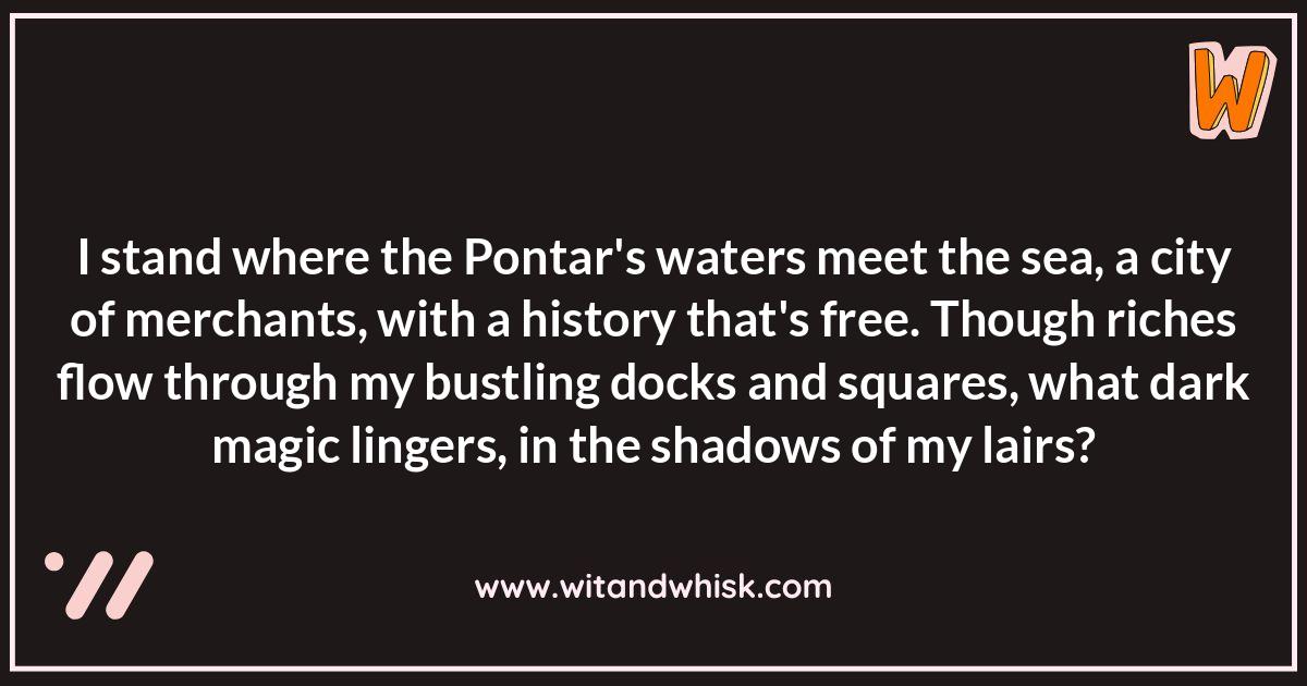 The Witcher Riddles: Location-Specific Brain Teasers The Witcher Riddles: Location-Specific Brain Teasers