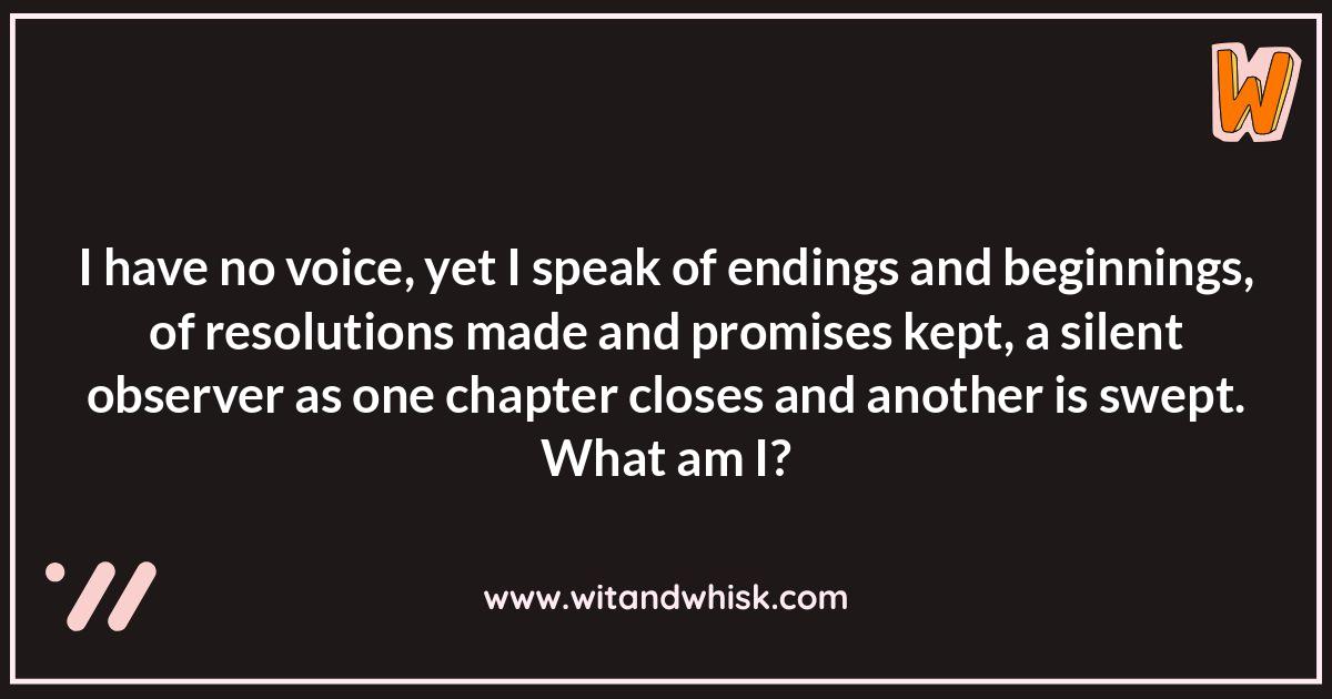 Tricky New Year Riddles: Puzzling the Mind Tricky New Year Riddles: Puzzling the Mind