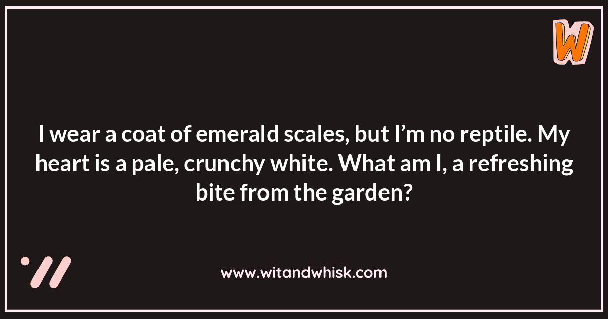 What Vegetable Am I Riddles: The Crunch and Texture Clues What Vegetable Am I Riddles: The Crunch and Texture Clues