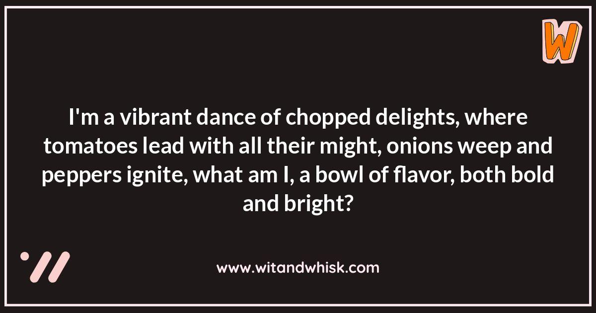 Zesty Salsa Riddles: A Dip into the Unknown Zesty Salsa Riddles: A Dip into the Unknown