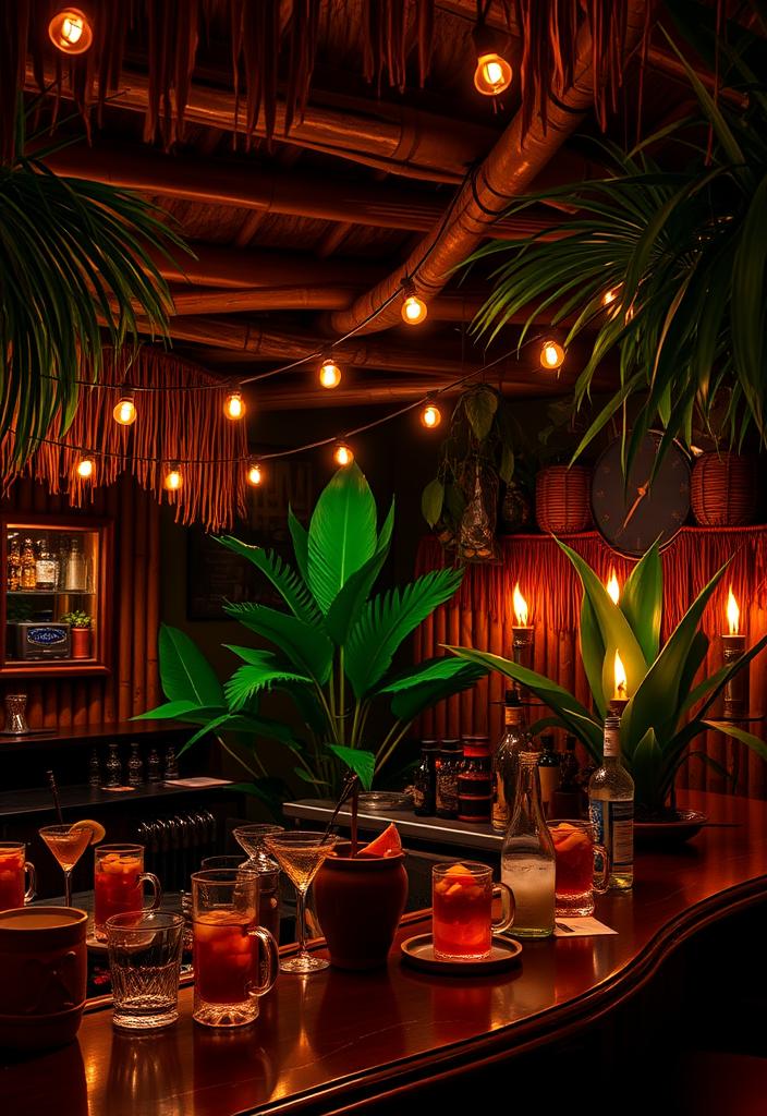 Basement Tiki Bar Ideas: Create Your Tropical Escape Basement Tiki Bar Ideas: Tropical bar design for home. DIY tiki bar inspiration, create your own basement oasis.