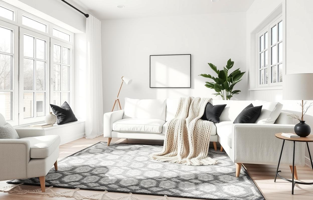 Black and White Living Room Ideas: Timeless Decor Black and white living room decor ideas. Timeless interior design with monochrome furniture and accents. Classic living space.