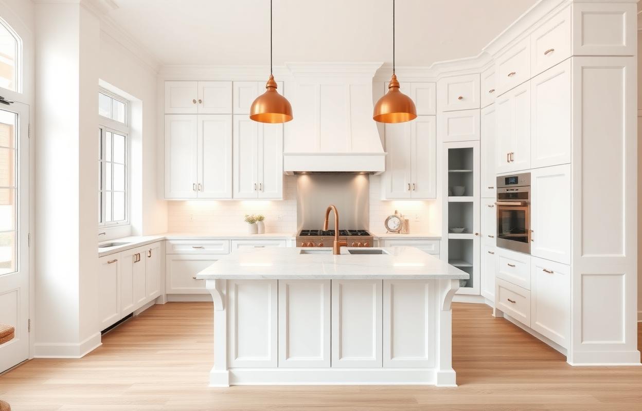 Glam Up Your Kitchen: Stylish Metallic Accent Ideas Stylish Kitchen with Metallic Accents: Glamorous kitchen design ideas featuring gold, copper & silver. Add shine with hardware, lighting, and decor.
