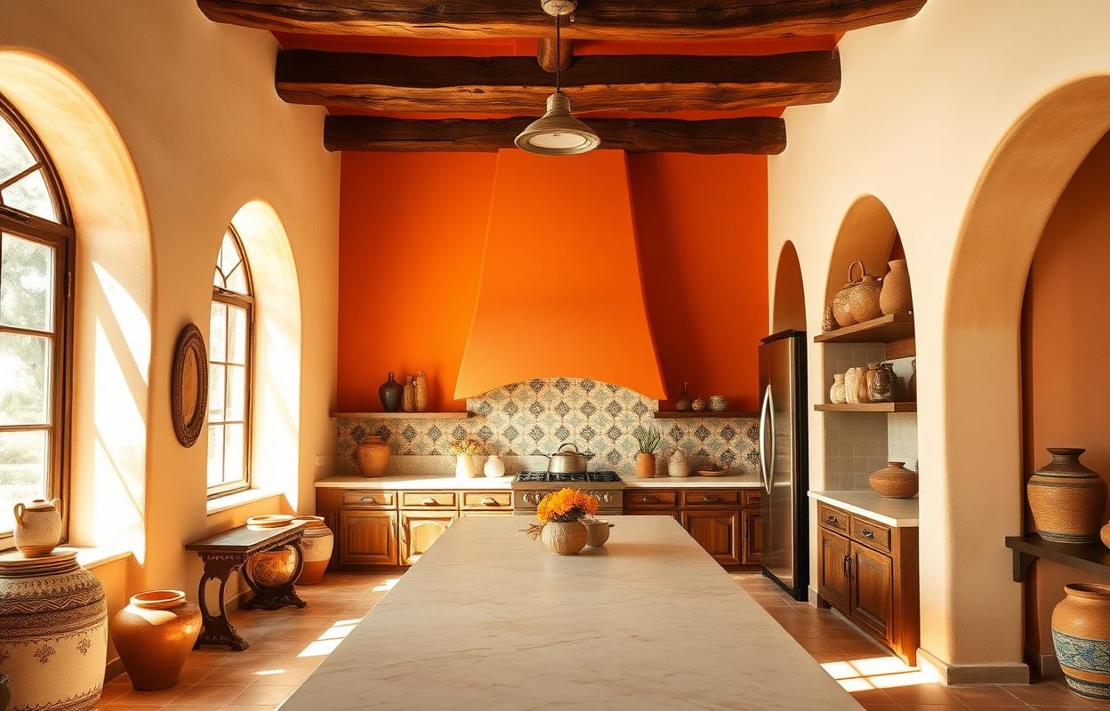 Hacienda Kitchen Colors: Bring Southwest Style Home Hacienda Kitchen Colors: Southwest style kitchen design. Warm, earthy tones create a rustic, inviting space.