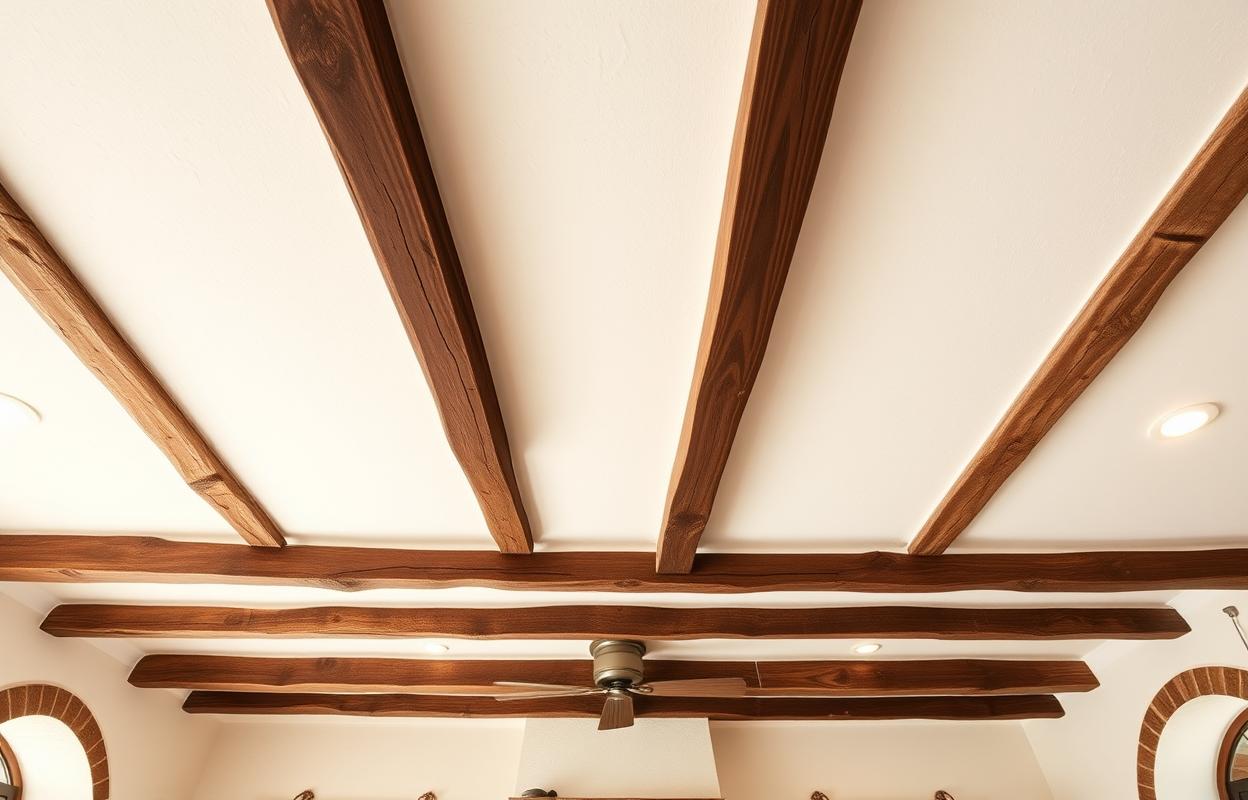 Hacienda Kitchens: Authentic Wood Beam Ceiling Ideas Hacienda Kitchens: Wood beam ceiling ideas. Rustic kitchen design with authentic wood beams for a warm, inviting atmosphere. Hacienda Style Kitchen Ideas.