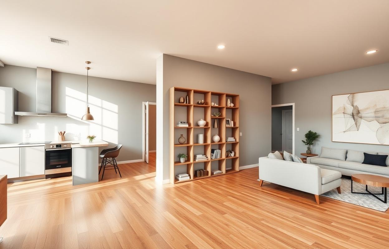Kitchen to Living Room Flow: Design Tips for Open Spaces Open concept kitchen living room design. Seamless flow ideas for combined living spaces, creating a harmonious home interior.