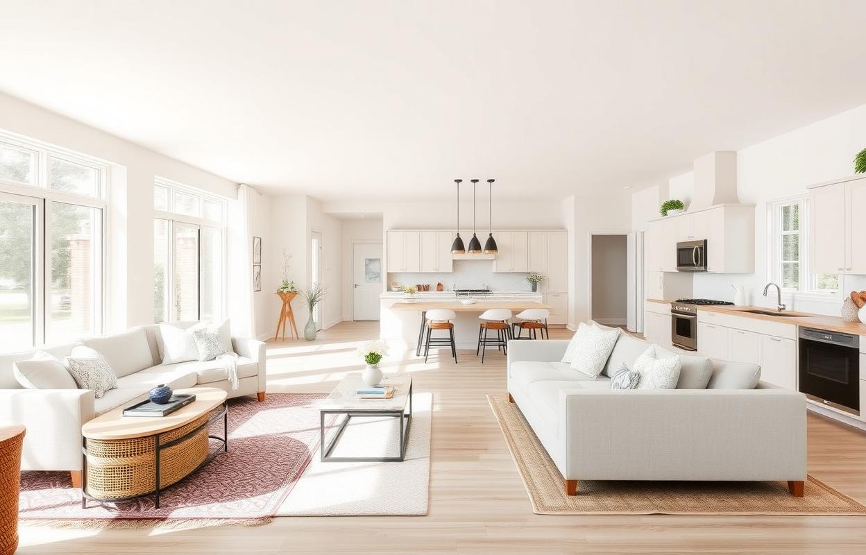Open Kitchen Living Room: Awesome Layout Perks Open kitchen living room layout: Enjoy spacious living and easy entertaining. See awesome open floor plan perks now!