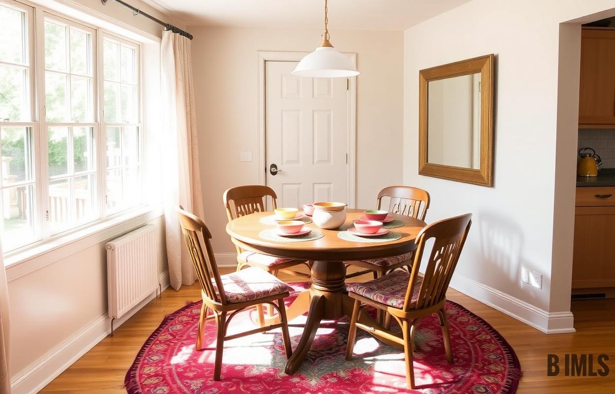 Small Kitchen Dining Area Ideas: Create a Cozy Space Small kitchen dining area ideas: Cozy breakfast nook with natural light, small table, and comfortable seating. Maximize space & style!