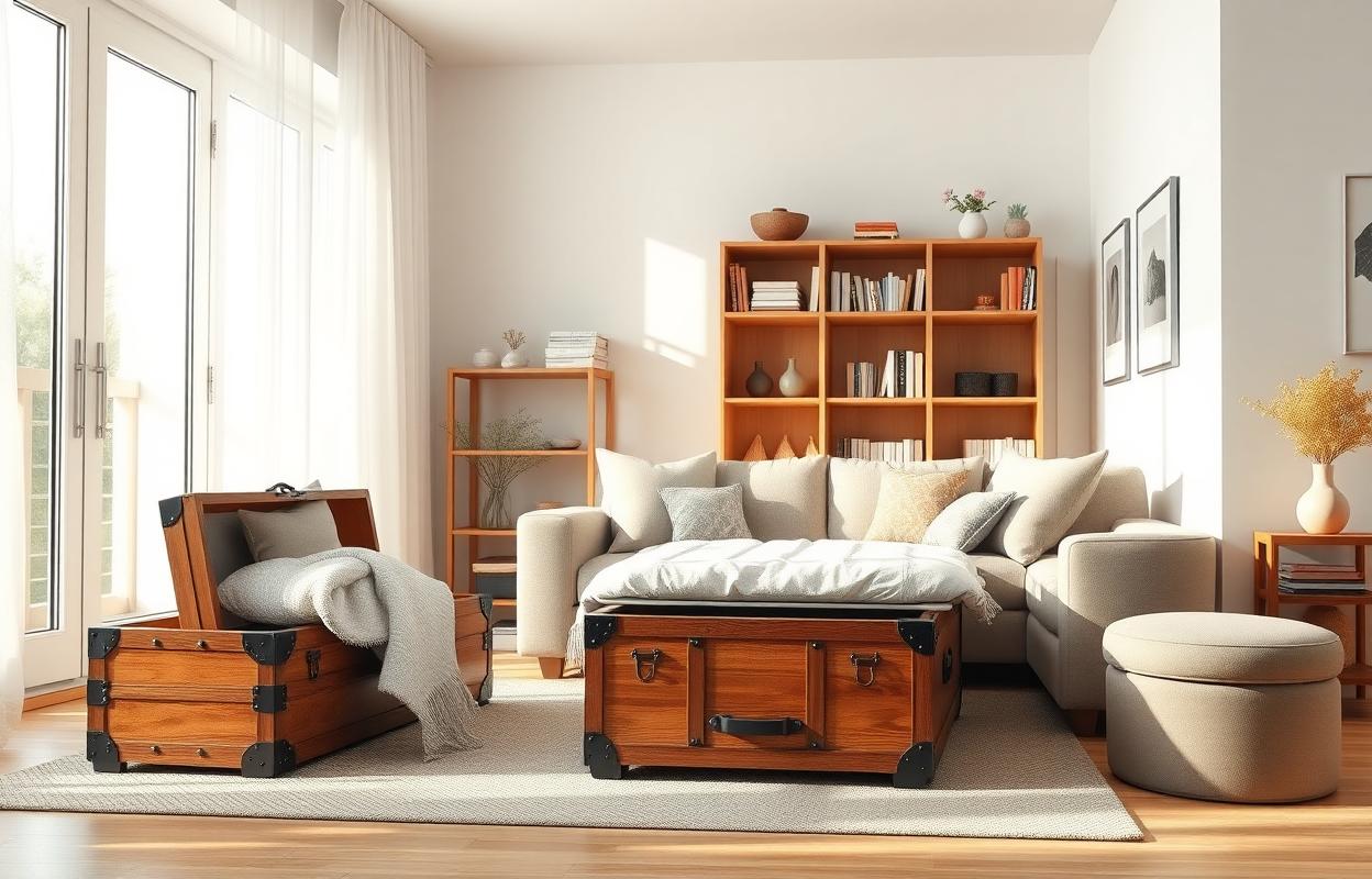 Small Space Living: Multi-Functional Furniture Ideas Small space living solutions: Multi-functional furniture maximizes space. Clever designs for small apartments & homes. Space saving furniture ideas.